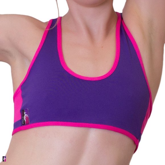 Bad Kitty Polefit Retro Sports Top NWOT - Picture 1 of 8